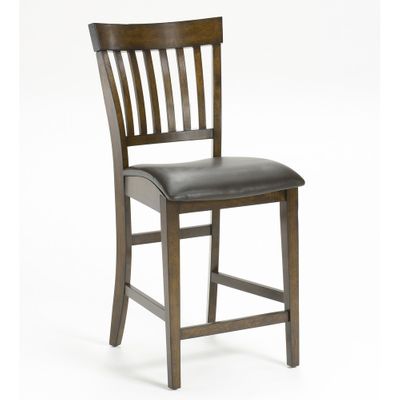 Arbor Hill Non-Swivel Counter Stools (Set of 2) in Colonial Chestnut - Hillsdale Furniture - 4232-822