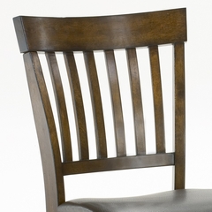 Arbor Hill Non-Swivel Counter Stools (Set of 2) in Colonial Chestnut - Hillsdale Furniture - 4232-822