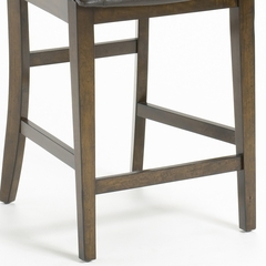 Arbor Hill Non-Swivel Counter Stools (Set of 2) in Colonial Chestnut - Hillsdale Furniture - 4232-822