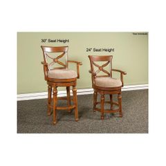 Arbors Swivel Stool Tobacco - Largo - LARGO-ST-D572-2X