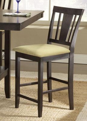 Arcadia Non-Swivel Counter Stool (Set of 2) in Espresso - Hillsdale Furniture - 4180-822M