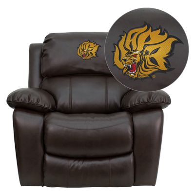 Arkansas Pine Bluff Golden Lions Rocker Recliner - MEN-DA3439-91-BRN-41081-EMB-GG