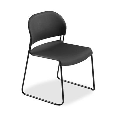 Armless Stacking Chair - Black 4 Count- HON403110T