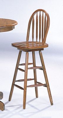Arrow Back Bar Stool in Oak - Coaster
