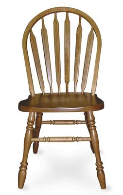 Arrowback Side Chair in Medium Oak - 1C04-1050
