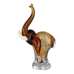 Art Glass Elephant Figurine - Dale Tiffany
