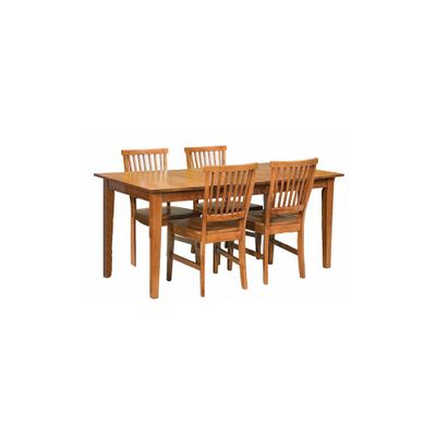 Arts and Crafts 5PC Rectangular Dining Set Cottage Oak - Home Styles - HS-5180-318