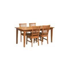 Arts and Crafts 5PC Rectangular Dining Set Cottage Oak - Home Styles - HS-5180-318