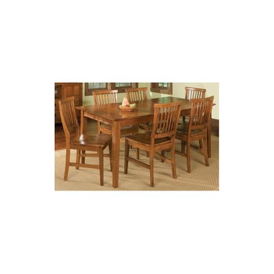 Arts and Crafts 7PC Rectangular Dining Set Cottage Oak - Home Styles - HS-5180-319