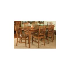 Arts and Crafts 7PC Rectangular Dining Set Cottage Oak - Home Styles - HS-5180-319