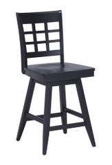 Arts and Crafts Bar Stool in Ebony - Home Styles - 5181-88