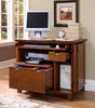 Arts and Crafts Compact Computer Cabinet in Cottage Oak - Home Styles - 5180-19