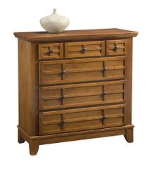 Arts and Crafts Drawer Chest in Cottage Oak - Home Styles - 5180-41