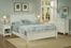 Arts and Crafts Queen Size Bed, Night Stand, and Drawer Chest in White - Home Styles - 5182-5018