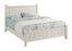 Arts and Crafts Queen Size Bed with Night Stand in White - Home Styles - 5182-5017