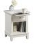 Arts and Crafts Queen Size Headboard and Night Stand in White - Home Styles - 5182-5015