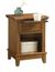 Arts and Crafts Queen Size Headboard, Night Stand, and Drawer Chest in Cottage Oak - Home Styles - 5180-5016