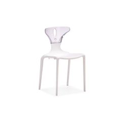 Askew Dining Chair in White - Set of 4 - Zuo