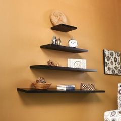 SEI Aspen Floating Shelf 10" Black