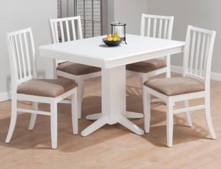Aspen White 5-Piece Dining Set  - 625-44T