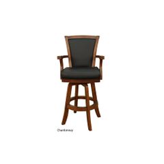 Auburn Leather Bar Stool - American Hertiage - AH-100619AB-S-L