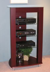 Audio Entertainment Stand in Cherry - 4D Concepts - 64623