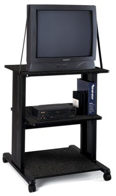 Audio/Visual Cart in Anthracite - Mayline Office Furniture - 1010AVANTFLK