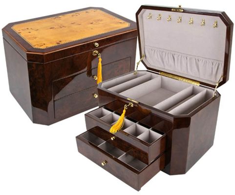 Augusta Jewelry Box in Walnut - JBQ-SA106