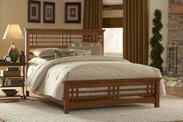 Avery King Size Bed with Rails - Fashion Bed Group - B51A96