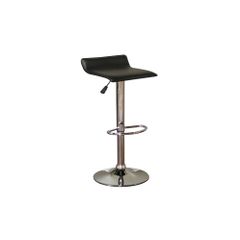 Aviator Adjustable Bar Stool in Chrome - American Hertiage - AH-130879BLK