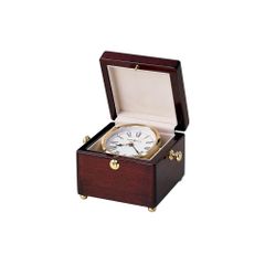 Bailey Table Clock in Rosewood Hall - Howard Miller