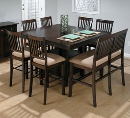 Bakery's Cherry Counter Height Table, Bench and 6 Stools - 373-55
