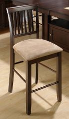 Bakery's Cherry Slat Back Counter Height Stool - Set of 2 - 373-BS711KD