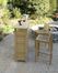 Bali Hai Bar Cabinet with Two Bar Stools in Natural - Home Styles - 5660-998