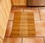 Bamboo Mat - 2' x 3' High Gloss Inlaid Bamboo Kitchen and Bath Mat in Natural - AMB0090-0023