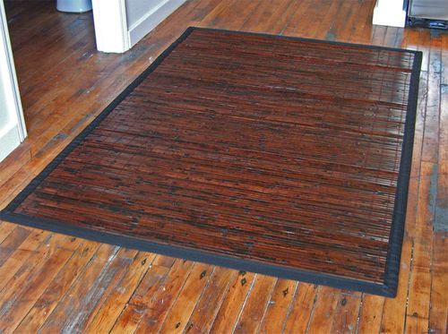 Bamboo Rug - 5' x 8' - Cobblestone - AMB0085-0058