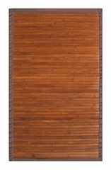 Bamboo Rug - 4' x 6' - Contemporary Chocolate - AMB0031-0046
