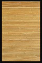 Bamboo Rug - 5' x 8' - Contemporary Natural with Black Border - AMB0036-0058