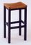Bar Stool - 29 Inch Bar Stool in Black With Oak Finished Seat - 5644-88