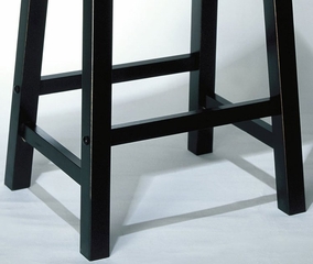 Bar Stool - "Antique Black" with Sand Through Terra Cotta - Powell Furniture - 502-431