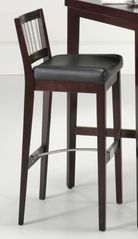 Bar Stool - Bar Stool with Metal Stretcher in Cherry - Home Styles - 5987-88