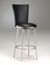 Bar Stool - Bristol Black Vinyl Swivel Bar Stool - 4373-832