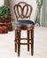 Bar Stool - Dover Bar Stool with Leather Seat - 62968