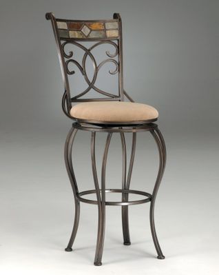 Bar Stool - Pompei Swivel Bar Stool - Hillsdale Furniture - 4442-830