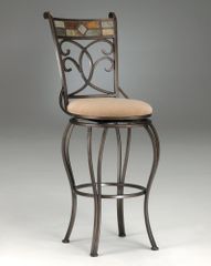 Bar Stool - Pompei Swivel Bar Stool - Hillsdale Furniture - 4442-830