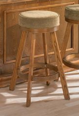 Bar Stool with Cushion Seat in Oak - Coaster