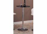 Bar Table in Black / Chrome - Coaster - 120340