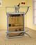 Bar Table with Glass Top in Silver - Coaster - 100135
