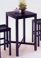 Bar Table With Veneer Top in Black - 5982-35