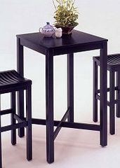 Bar Table With Veneer Top in Black - 5982-35